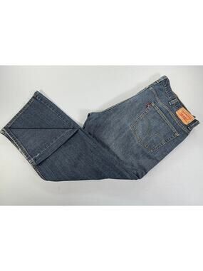 Levi's 559 Relaxed Straight Jeans Mens 48x30 Medium Wash Denim Big Tall